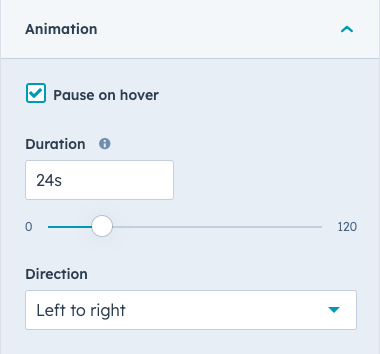 Animation controls Animation controls