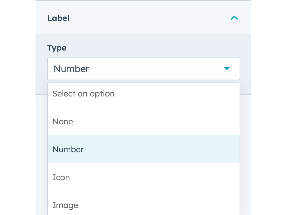 Customize card label