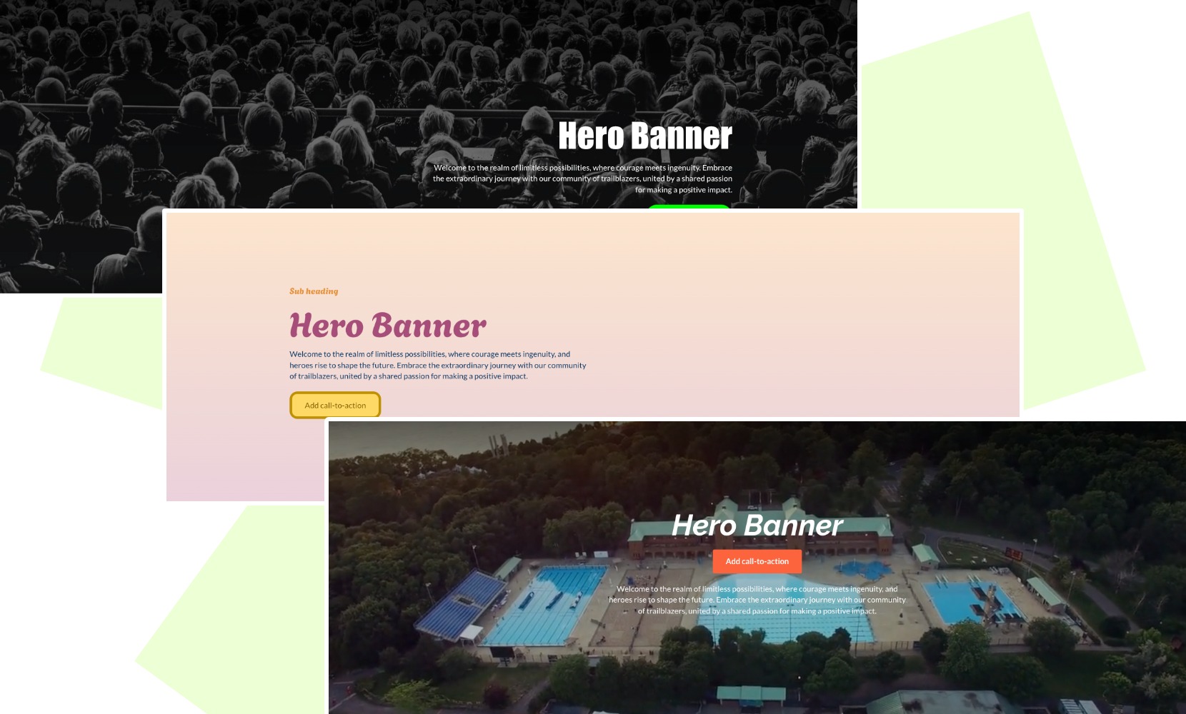 Multiple Layout Options to create.